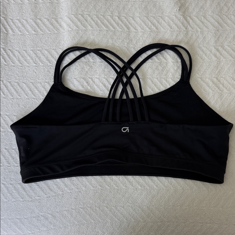 GAP Black Strappy Sports Bralette - Picture 2 of 3
